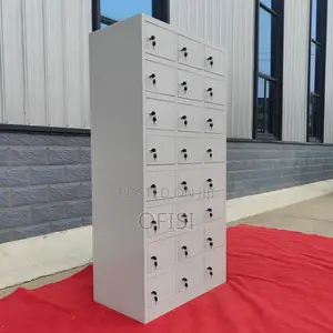 24-Locker Steel Storage Cabinet