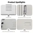 24-Locker Steel Storage Cabinet - 4