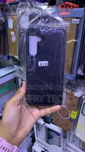 Kifuniko cha Nyuma cha Faux-Leather cha Style kwa Samsung Galaxy A15 5G - Brown