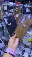 Kifuniko cha Nyuma cha Faux-Leather cha Style kwa Samsung Galaxy A15 5G - Brown - 2