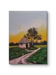 African Hut Artwork - 2