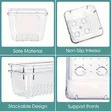 28pc Set Acrylic Drawer Organizer Bins - 1