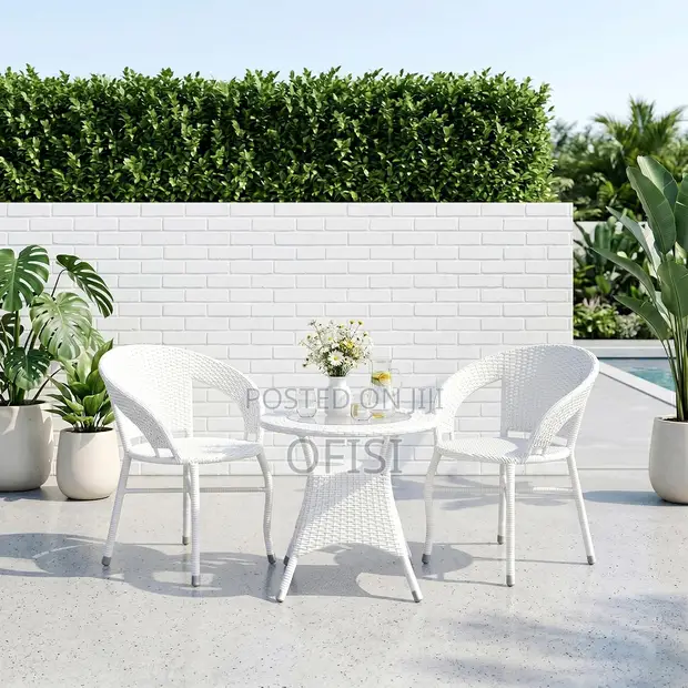 2-Seater Rattan Outdoor Set - 1