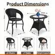2-Seater Rattan Outdoor Set - 3