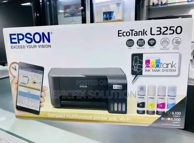 Epson L3250 Ecotank Printer - Wireless - 1