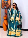 Dera ya Silk ya Prints za Kiafrika - Free Size - 4