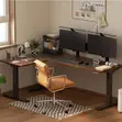 140cm L-Shaped Standing Desk ya Umeme (Dual Motor) - 2