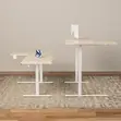 140cm L-Shaped Standing Desk ya Umeme (Dual Motor) - 4
