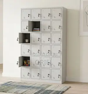24-Compartment Staff Storage Locker