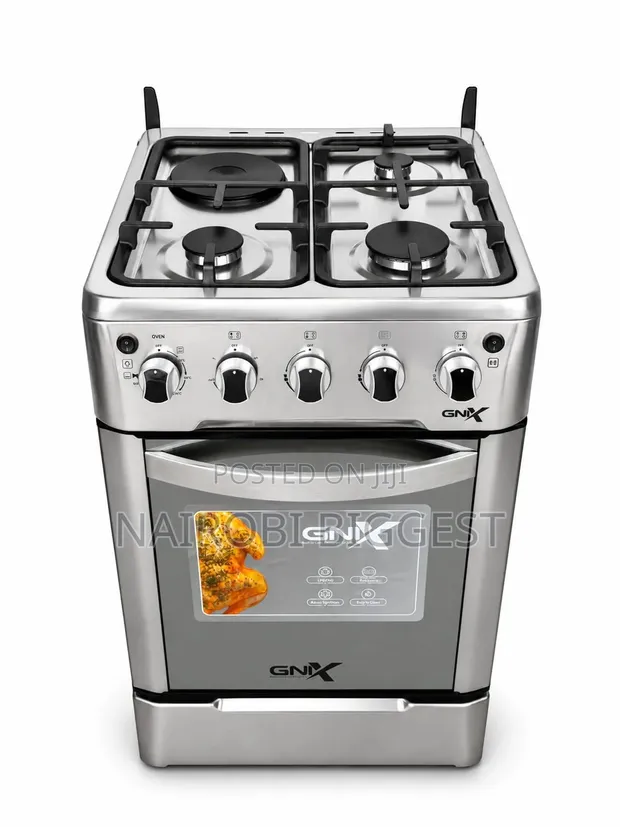 Gnix 50x50 Standing Cooker with Electric Oven - 1