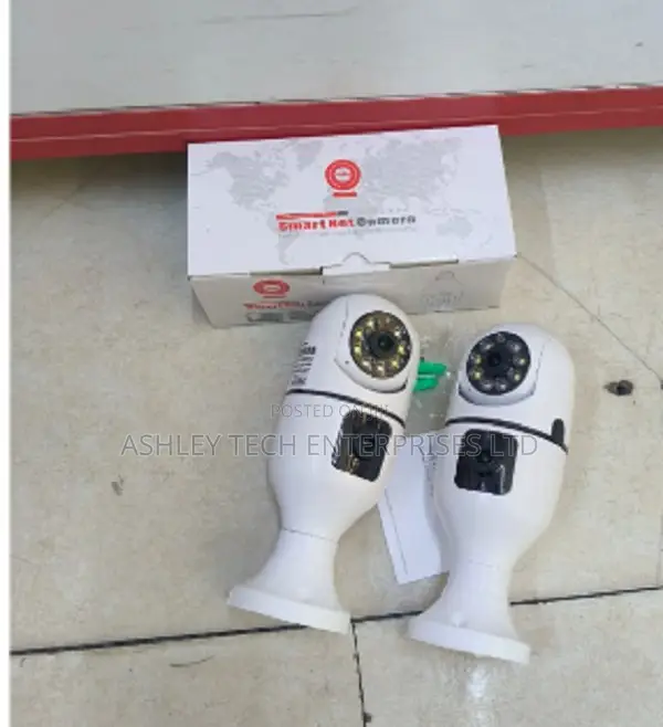 Kamera ya Usalama ya V380 Dual View Bulb CCTV - 1