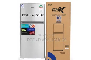 Brand New GnixFR-155DF 128 Liter Refrigerator