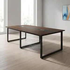 Meza ya Mikutano ya Ofisi | Meza ya Chumba cha Bodi 240cm x 120cm