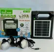 Solar Emergency Lamp with 2 Bulbs & Phone Charging - 1