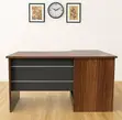 1.6m L-Shaped Executive Office Table with Drawers - 1