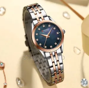 Curren 9111 Lady Quartz Watch - Midnight Blue Rose Gold