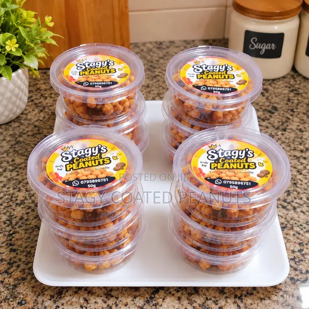 Coated Peanuts - Chilli & Plain - 1