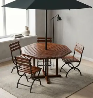 Modern Wooden Outdoor Dining Set