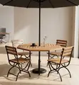 Modern Wooden Outdoor Dining Set - 2