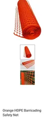 Orange Safety Net for Construction Sites - 2