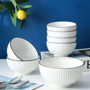 6 Piece Ceramic Concise Bowls