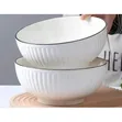 6 Piece Ceramic Concise Bowls - 2