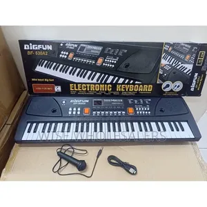 Kibodi ya Kielektroniki ya Vifunguo 61 na Maikrofoni