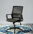 Adjustable Mid-Back Office Chair - Black - 3