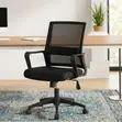 Adjustable Mid-Back Office Chair - Black - 5
