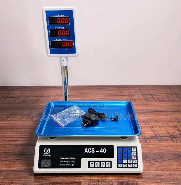 ACS 40 Digital Weighing Scale with Arm (40kg) - 1