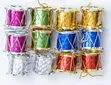 12pcs Set Colorful Mini Drum Hanging Ornaments - 2