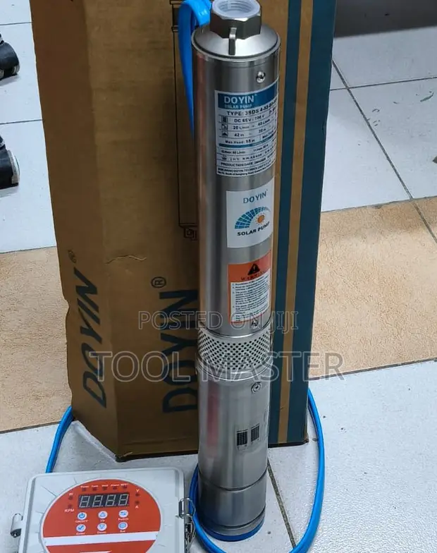 Doyin Solar Submersible Water Pump - 0.5 HP - 1