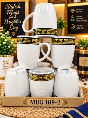 6pcs Stylish Ceramic Cups