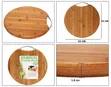 Wooden Chopping Board - Medium, Square - 1