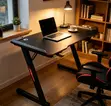 140cm LED Gaming Desk - Nyeusi - 2
