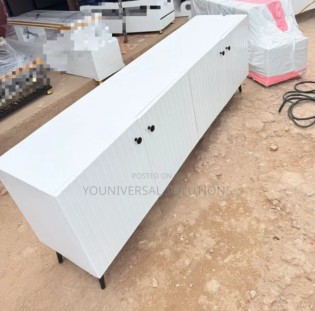 Executive Box TV Stand yenye Marble Top - 1
