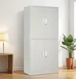 Steel 4-Door Lockable File/Storage Cabinet - 2