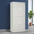 Steel 4-Door Lockable File/Storage Cabinet - 3