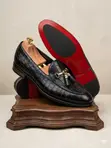 John Foster Imperial Sovereign Horsebit Loafers - Red Bottom - 1