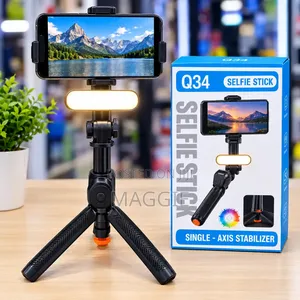 Q34 Gimbal ya Simu Stabilizer + Selfie Stick