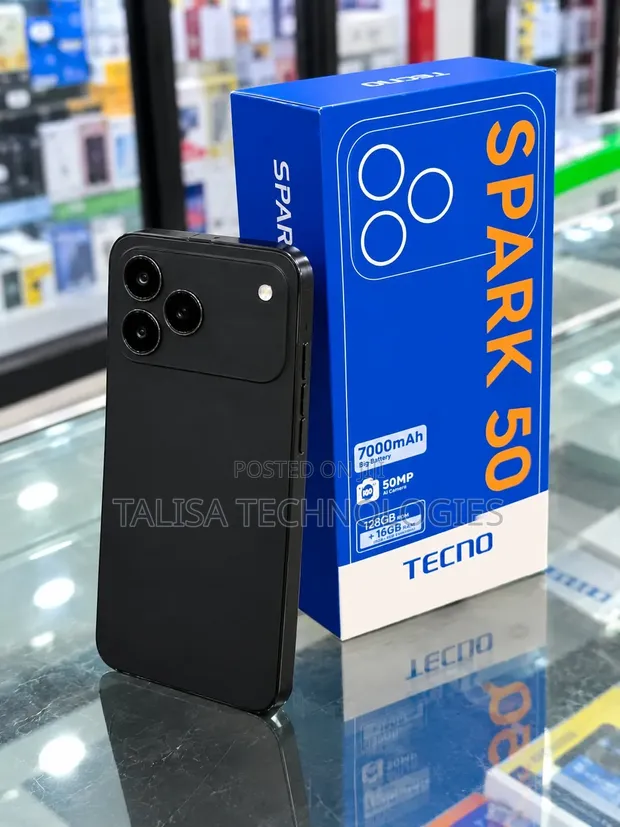 New Tecno Spark 50 128GB Black - 1