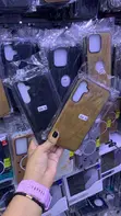 Kifaa cha Ulinzi cha Faux-Leather chenye Muundo kwa Samsung Galaxy A54 - 2