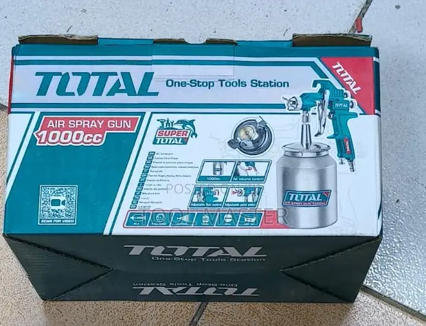 Total 1000cc Professional Pneumatic Air Spray Gun - 1