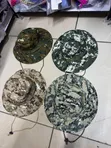 Kofia ya Tactical Woodland Camo ya Uwindaji - Mesh Breathable Boonie - 2