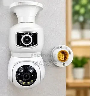 Rotating Bulb Camera EQ9 - 2 Lens, 4G