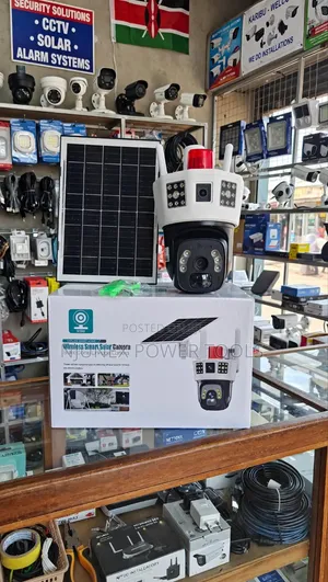 V380 Kamera ya Usalama ya Solar Smart Dual-Lens PTZ Isiyo na Waya