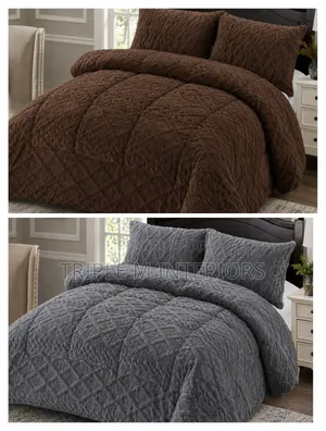 6x7 Flannel Duvet Set - 6 Pieces