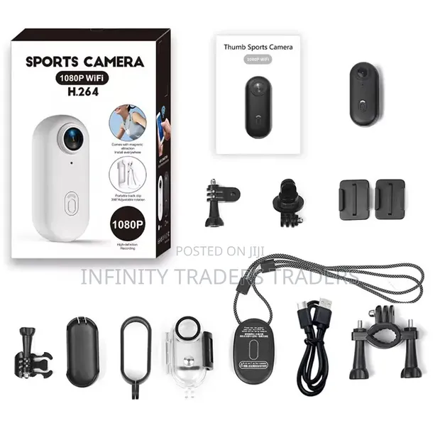 Mini Waterproof Body Camera 1080P HD WiFi - 1