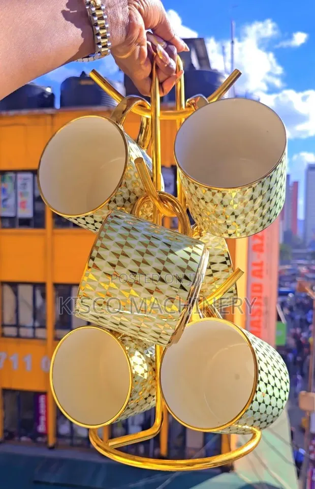 Vikombe vya Kauri vya Dhahabu (Set ya 6) - 1