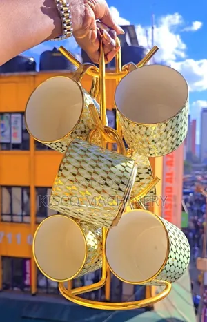 Vikombe vya Kauri vya Dhahabu (Set ya 6)